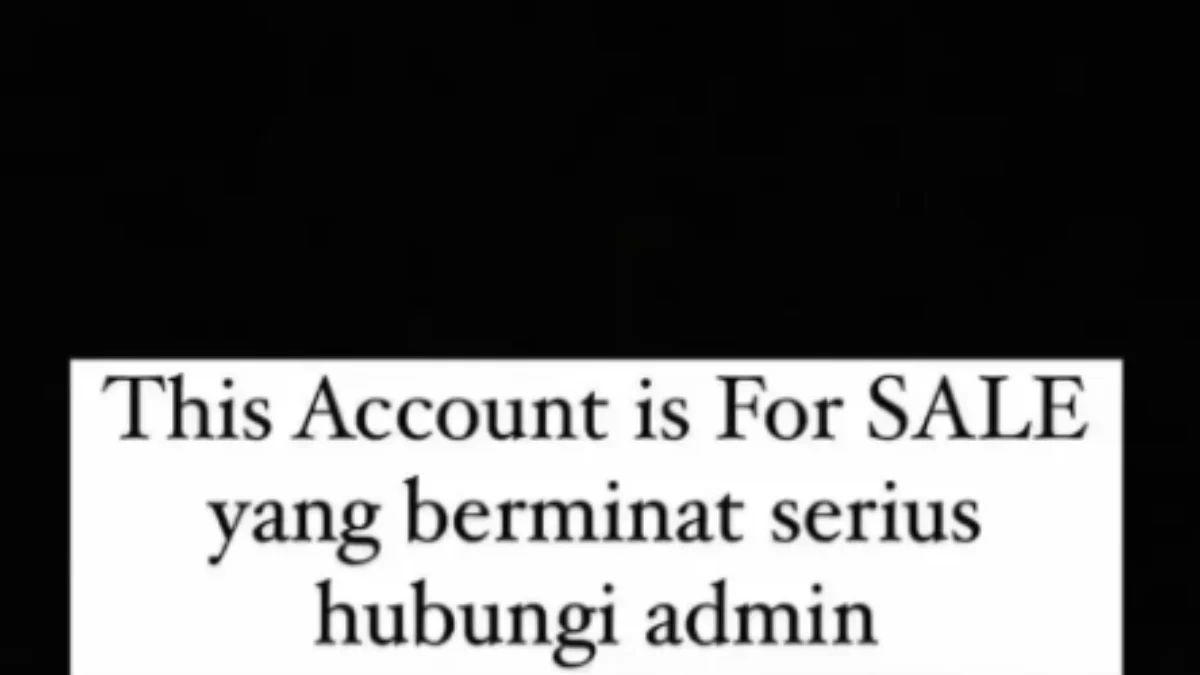 Ammar Zoni Jual Akun Instagram Miliknya