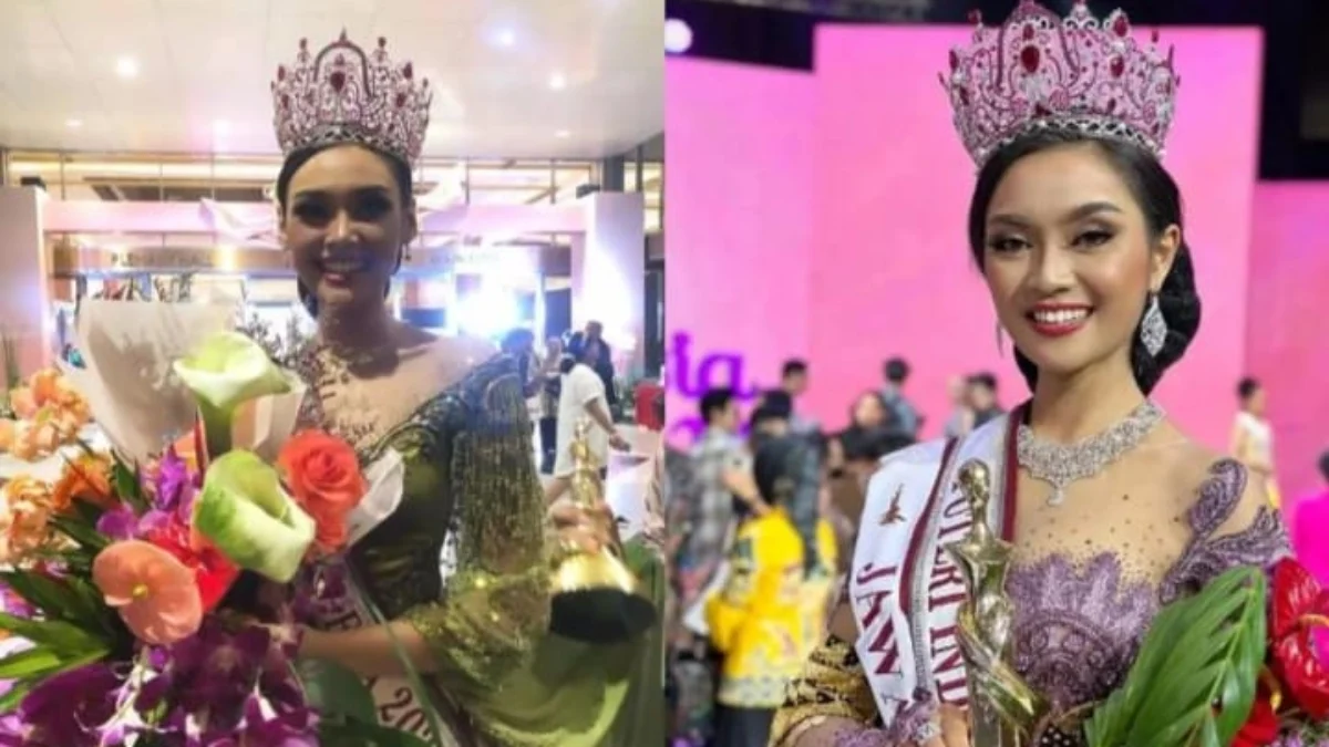 Kolase foto Harashta Haifa Zahra dan Farhana Niswari ( Tangkapan Layar Instagram mentaripageant)
