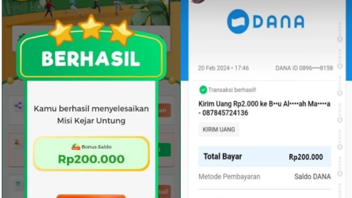 Aplikasi penghasil Saldo DANA gratis Rp200.000
