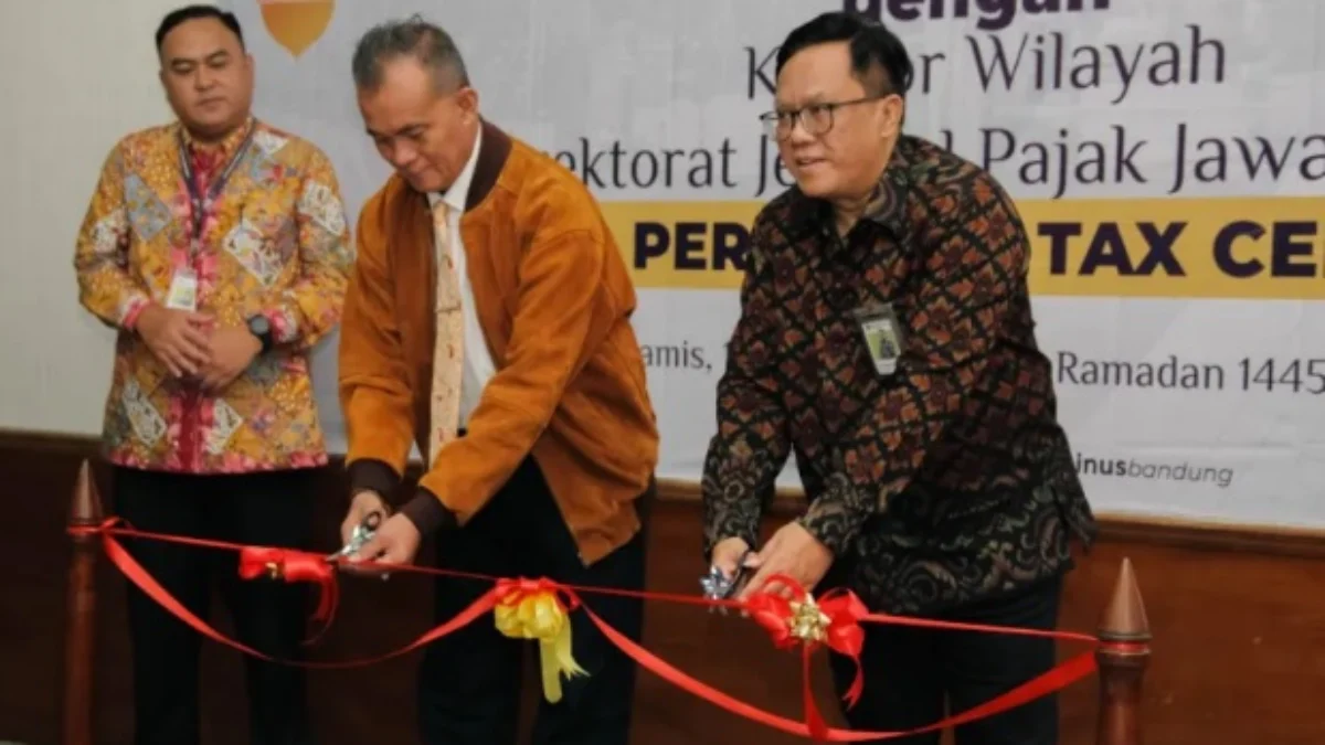 Pajak Jabar I Resmikan Tax Center ke-24 di UNINUS Peresmian Tax Center UNINUs (dok Uninus)
