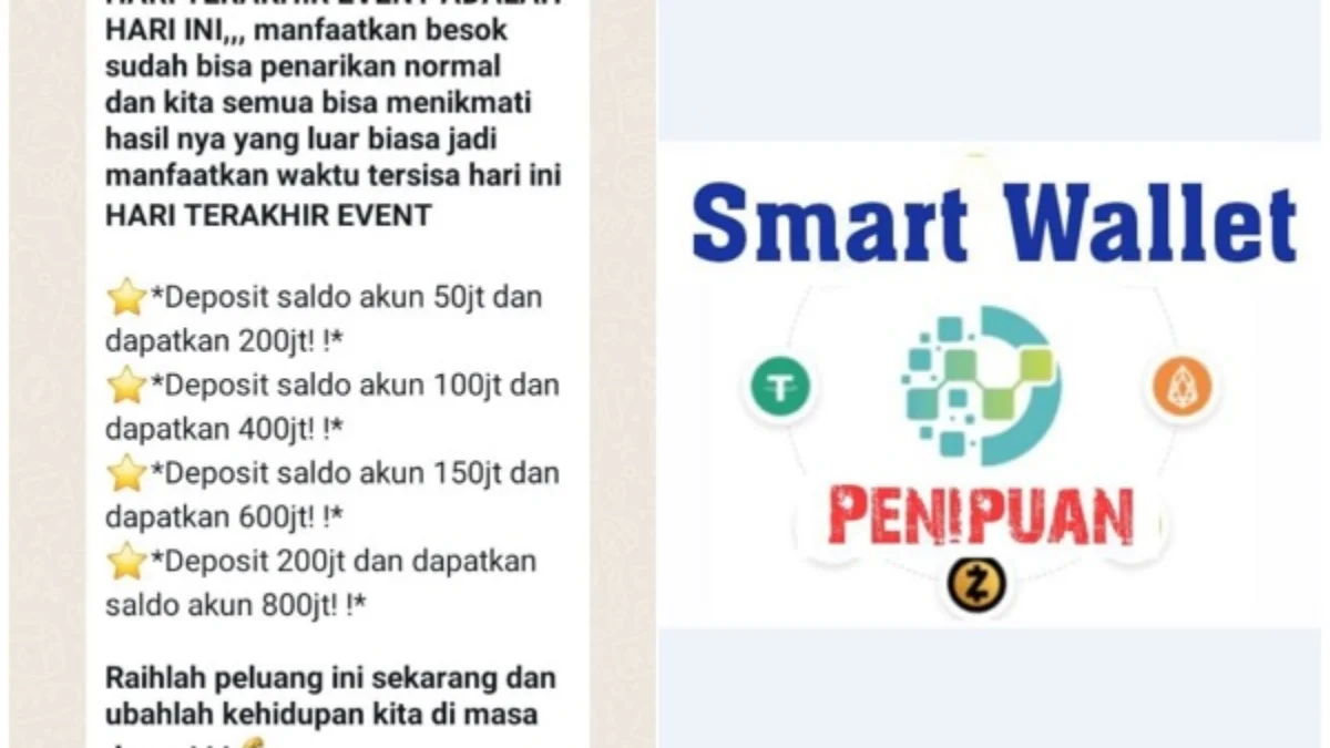Aplikasi penghasil uang Smart Wallet yang sedang menggelar event bonus 400 persen.