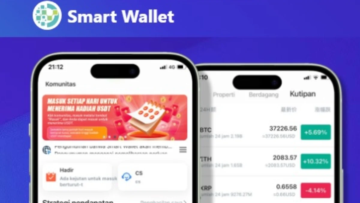 Aplikasi penghasil uang Smart Wallet yang diduga sudah Scam