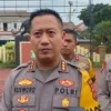 Kapolresta Bandung Kombes Pol Kusworo Wibowo saat dimintai keterangan di Mapolresta Bandung, Soreang. Foto Agi Jabar Ekspres