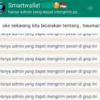 Salah satu Grup Smart Wallet yang mengunci obrolan hingga hanya admin saja yang bisa mengirim pesan.