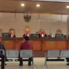 Pejabat Dishub, Asep Kurnia dan Ricky Gustiadi saat menjadi Saksi kasus Suap Proyek Bandung Smart City Jilid I, Rabu (12/7/2023)