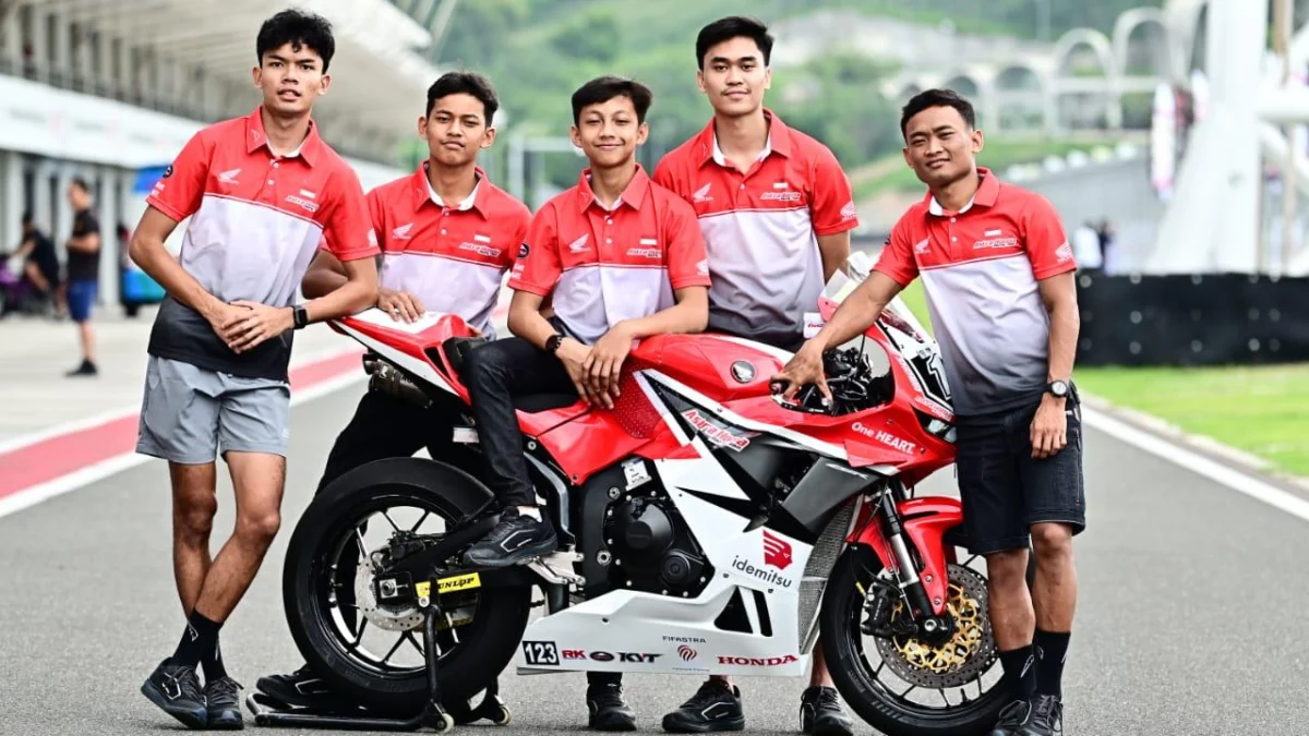 Lima pebalap terbaik Astra Honda Racing Team (AHRT)