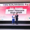 Amizar Maas, Instruktur Safety Riding asal Indonesia yang berhasil menjadi juara pertama dalam ajang kompetisi The 2nd Asia-Oceania Honda Safety Instructor Competition 2024 di Thailand, 29 Februari – 1 Maret 2024.        