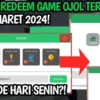 20 Kode Ojol The Game Hari Ini, 11 Maret 2024