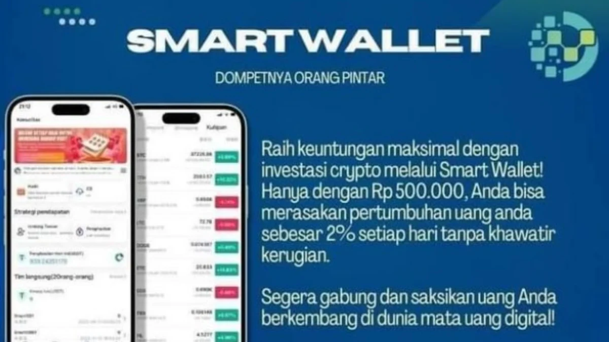 Aplikasi Smart Wallet yang mulai menunjukkan tanda-tanda scam.