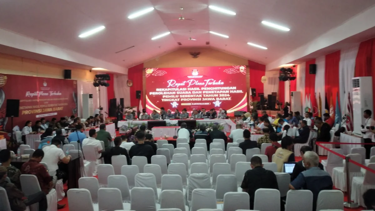 Sejumlah KPU Kota Kabupaten di Jabar Belum Tuntaskan Rekapitulasi Ilustrasi rekapitulasi di tingkat KPU Jabar