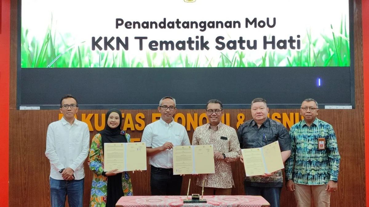 Pembukaan acara KKN Tematik Satu Hati yang diselenggarakan Yayasan AHM dan generasi muda. (ist)