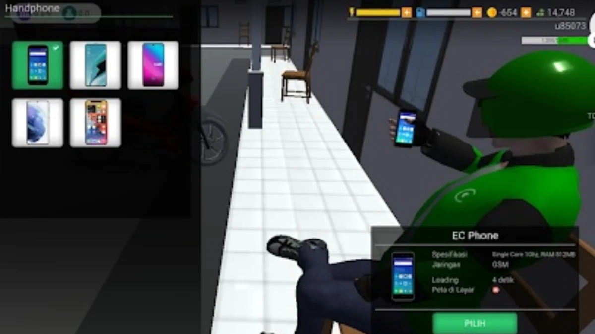 Tangkapan layar Gift Code Ojol The Game 7 Maret 2024 .