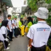 Kelompok anak dan orang muda-Child Campaigner Save the Children Indonesia di Jakarta menginisiasi aksi bersih dan pilah sampah di Kelurahan Sunter Jaya dan Kelurahan Sunter Agung
