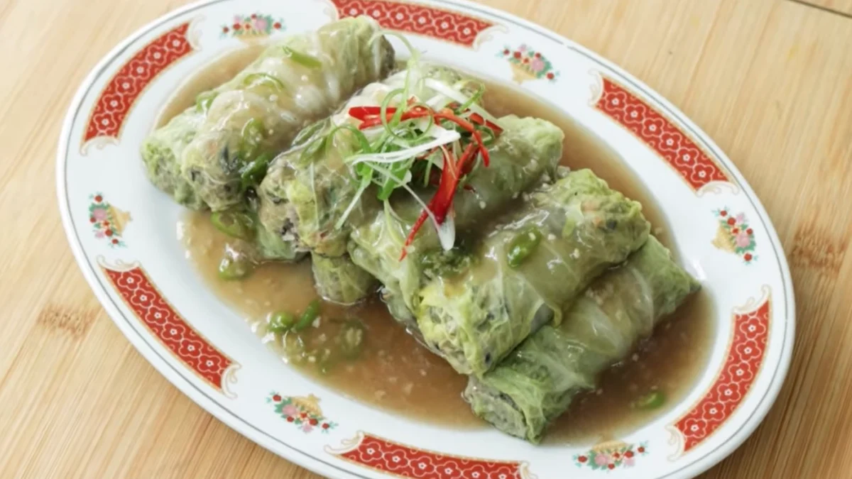 Cocok untuk Diet! Bikin Resep Daging Gulung Sawi