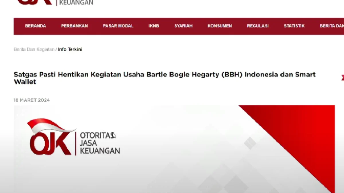 Nasib Anggota Smart Wallet Setelah Diblokir Satgas OJK Nasib Anggota Smart Wallet Setelah Diblokir Satgas OJK