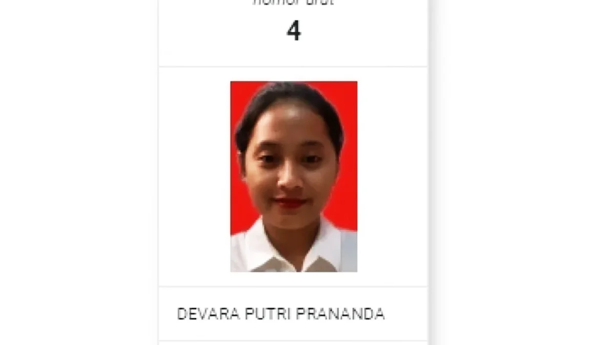 Devara Putri Prananda nomor urut 4 Caleg DPR RI Dapil Jabar 9 dari Partai Garuda. Ia merupakan otak pelaku pembunuhan Indriana Eka Dewi Saputri di Bogor, 20 Febrruari 2024. (istimewa)
