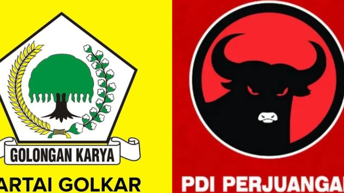 Golkar dan PDIP/Istimewa/