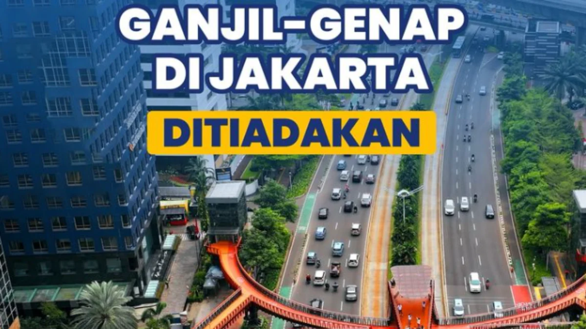 Ganjil genap di jakarta ditiadakan, cek jadwalnya sampai kapan/ Instagram @tmcpoldametro