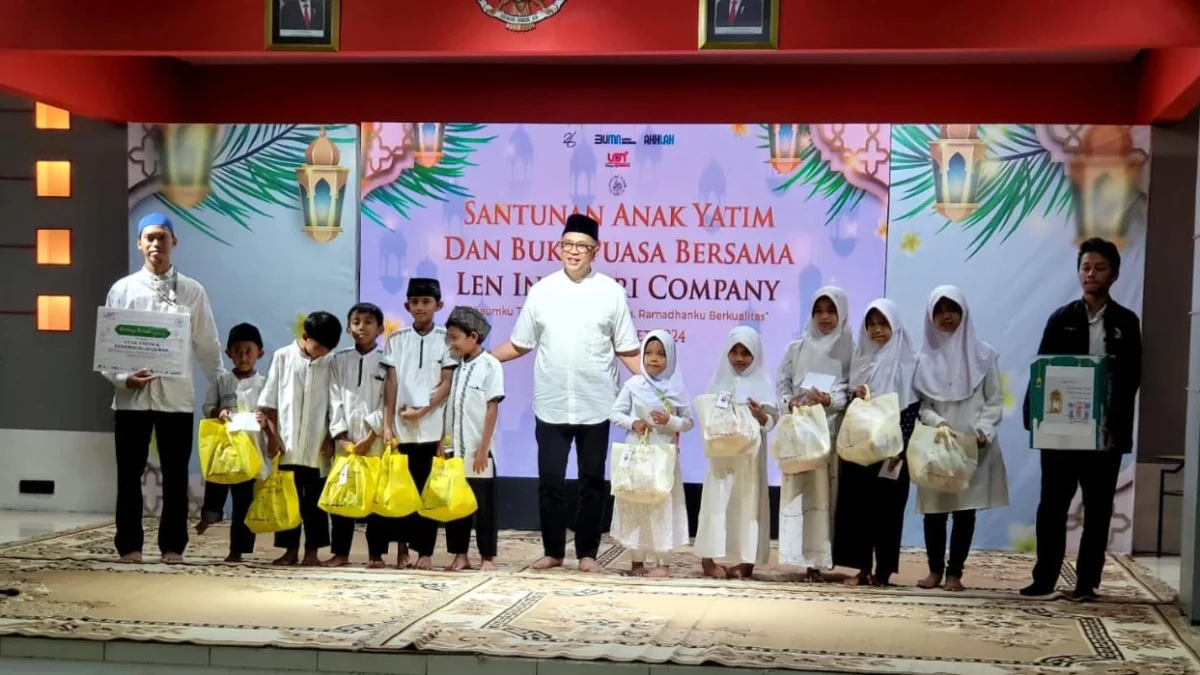 Pererat Tali Silaturahmi, PT Len Industri (Persero) Adakan Buka Puasa Bersama dan Memberikan Santunan Untuk 10 Yayasan Yatim Dhu’Afa Pererat Tali Silaturahmi, PT Len Industri (Persero) Adakan Buka Puasa Bersama dan Memberikan Santunan Untuk 10 Yayasan Yatim Dhu’Afa