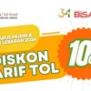 Diskon 10% Tarif Tol Tangerang-Merak Jelang Mudik Lebaran 2024/ Instagram @astratoltamer