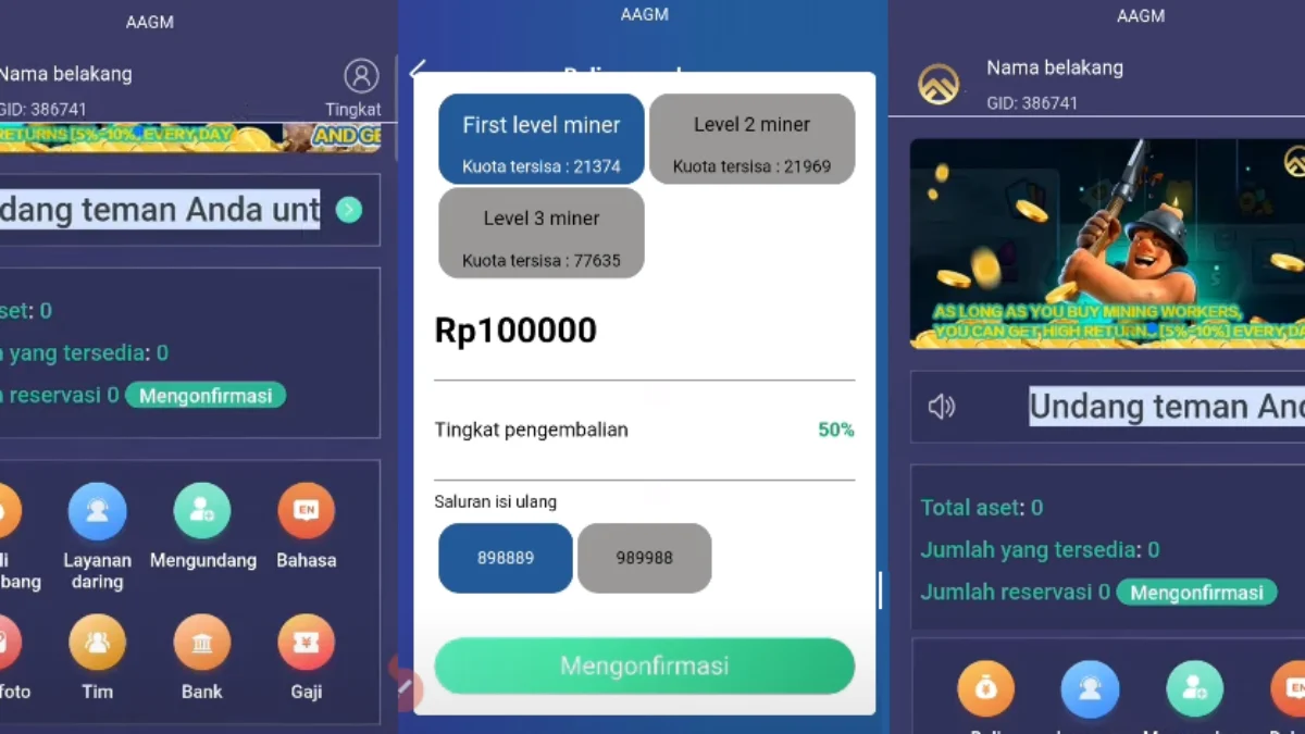 Fakta Aplikasi AAGM, Benarkah Terbukti Menghasilkan Uang?? Fakta Aplikasi AAGM, Benarkah Terbukti Menghasilkan Uang??
