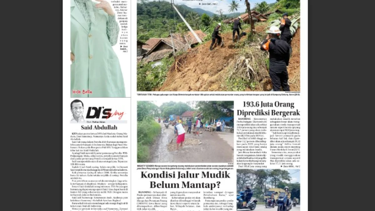 Epaper Jabar Ekspres 26 Maret 2024