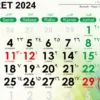 Daftar Tanggal 1-29 Ramadhan, Kalender Hijriah dan Masehi 2024 Kalender Hijriah dan Masehi Maret 2024/ Dok. Kemenag
