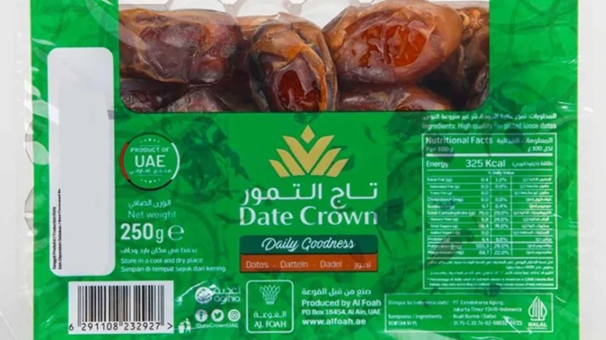 Cek Asal Negara Merek Kurma Date Crown, Jenis hingga Daftar Harganya/ Dok. Klik Indomaret