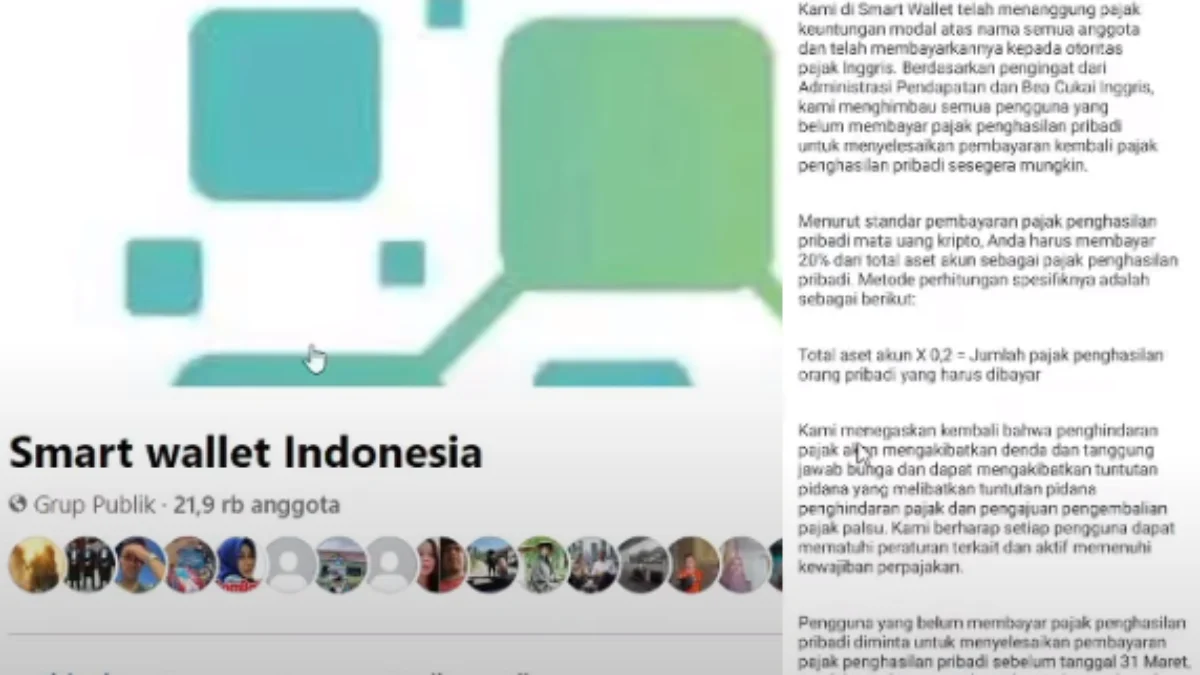 Bayar Pajak 20% di Aplikasi Smart Wallet jadi Syarat Penarikan Uang?