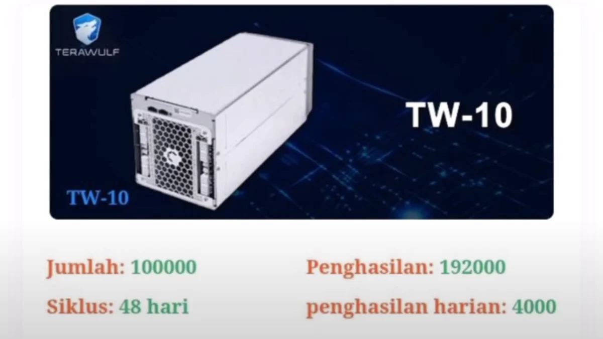 Aplikasi Terawulf Penghasil Uang yang Diduga Scam, Ini Faktanya