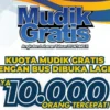 Mudik gratis kemenhub 2024 ada 10 ribu kuota tambahan/ Instagram @ditjen_hubdat