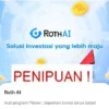 Peringatan Aplikasi Roth AI Sebentar Lagi Akan Scam!