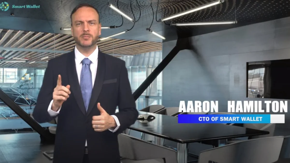 Video Bos Smart Wallet Aaron Hamilton saat mengucapkan Terimakasih