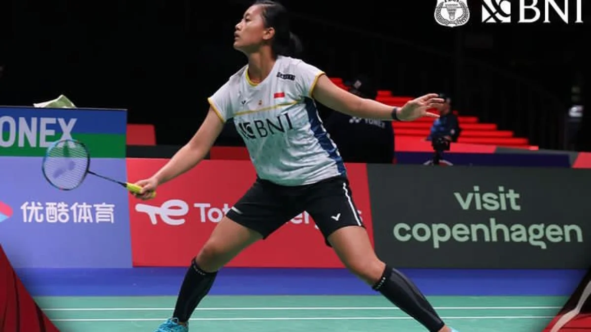 Potret Putri Saat berlag di Spain Masters 2024 (Instagram: Badminton.ina)
