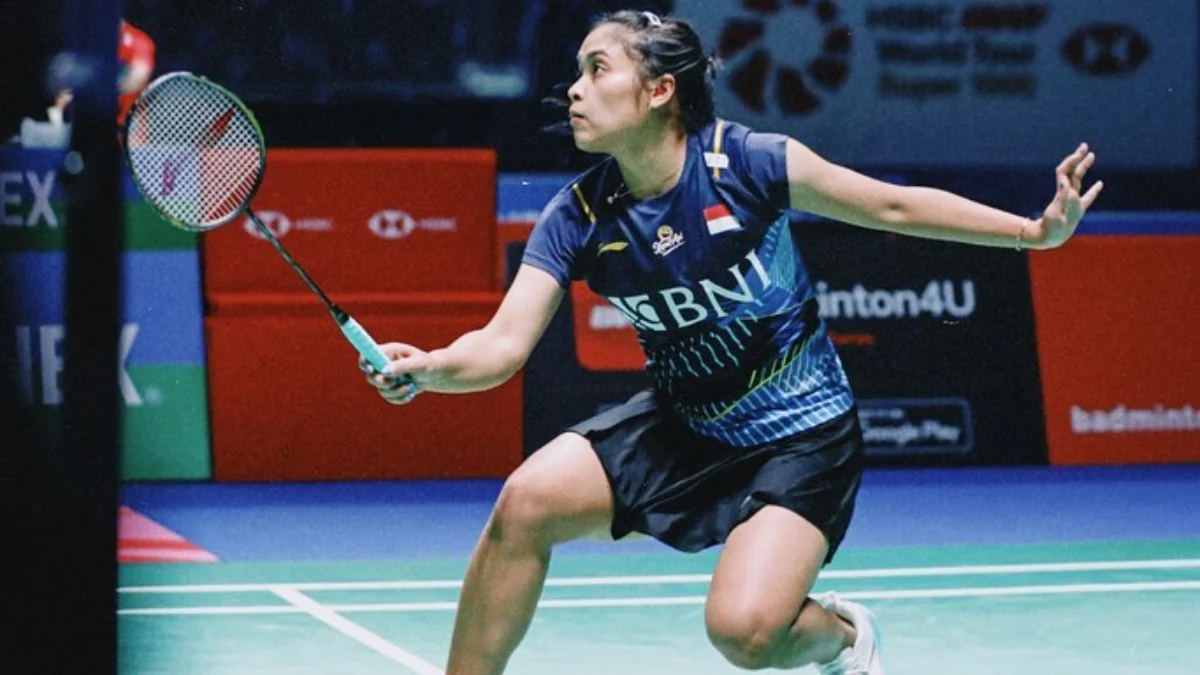 Gregoria Mariska Tunjung Melaju ke babak perepmpat final Swiss Open 2024 (intstagram: gregoriamrska)