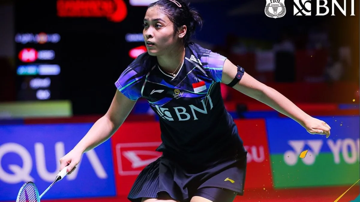 Gregoria Mariska Tunjung saat berlaga di Swiss Open 2924 (Instagram: badminton.ina)