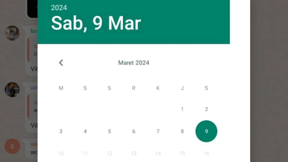 Cara Pakai Fitur Pencarian Pesan Berdasarkan Tanggal di Whatsapp
