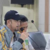 Sekjen ATTB, Ahmad Gozali saat memberikan keterangan kepada PJ Bupati Bogor, Asmawa Tosepu, soal kisruh Parung Panjang.