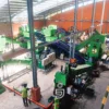 Mesin pengolah sampah yang sudah beroperasi di TPS Santiong, Kota Cimahi sebanyak dua line.