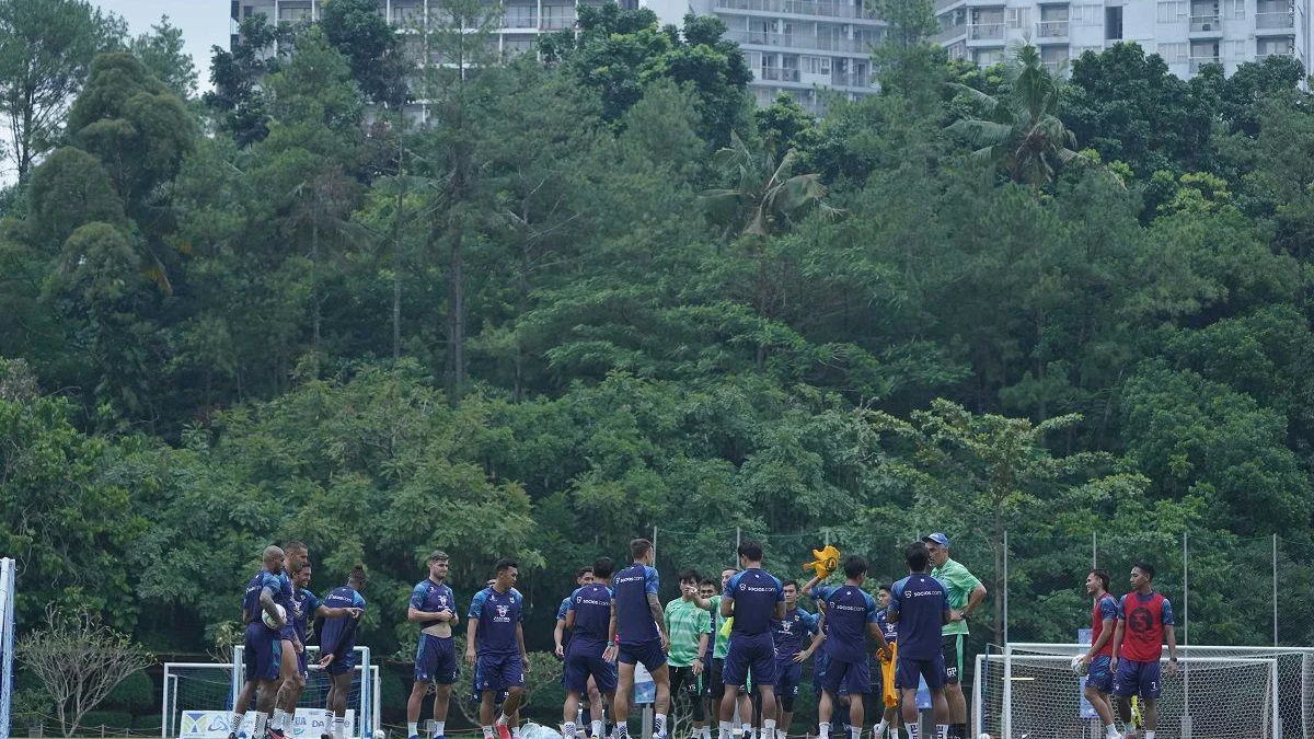 Ilustrasi: Persiapan Persib Bandung jelang laga kontra Bhayangkara FC.