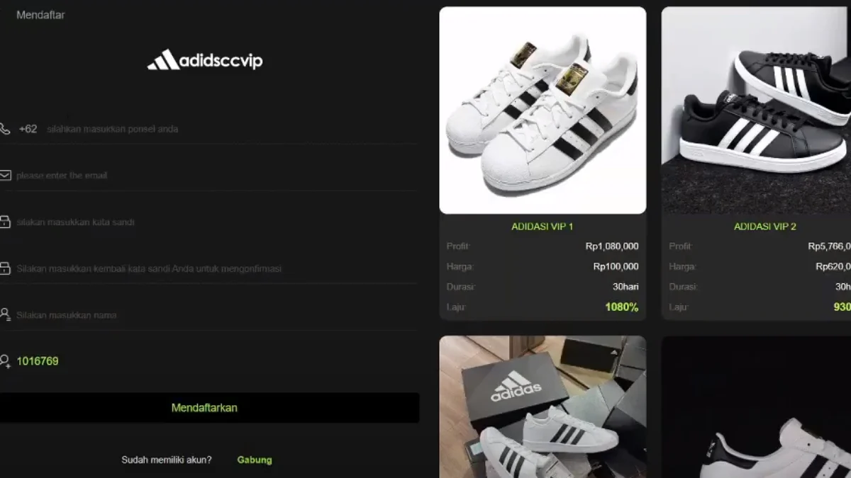 Apakah Aplikasi ADIDSCCVIP Ini Benar-Benar Legit atau Hanya Sebuah Modus Penipuan?