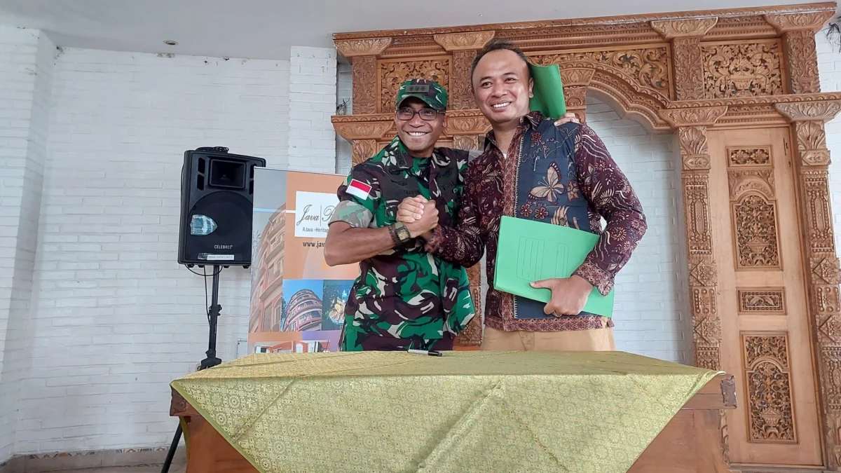 Disaksikan Mantan Menkopolhukam, Javaretro Suites Hotel Kerjasama dengan Kodam 17/Cenderawasih