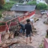 Banjir bandang di Cipatat Bandung Barat/Instagram @infobandungbarat/