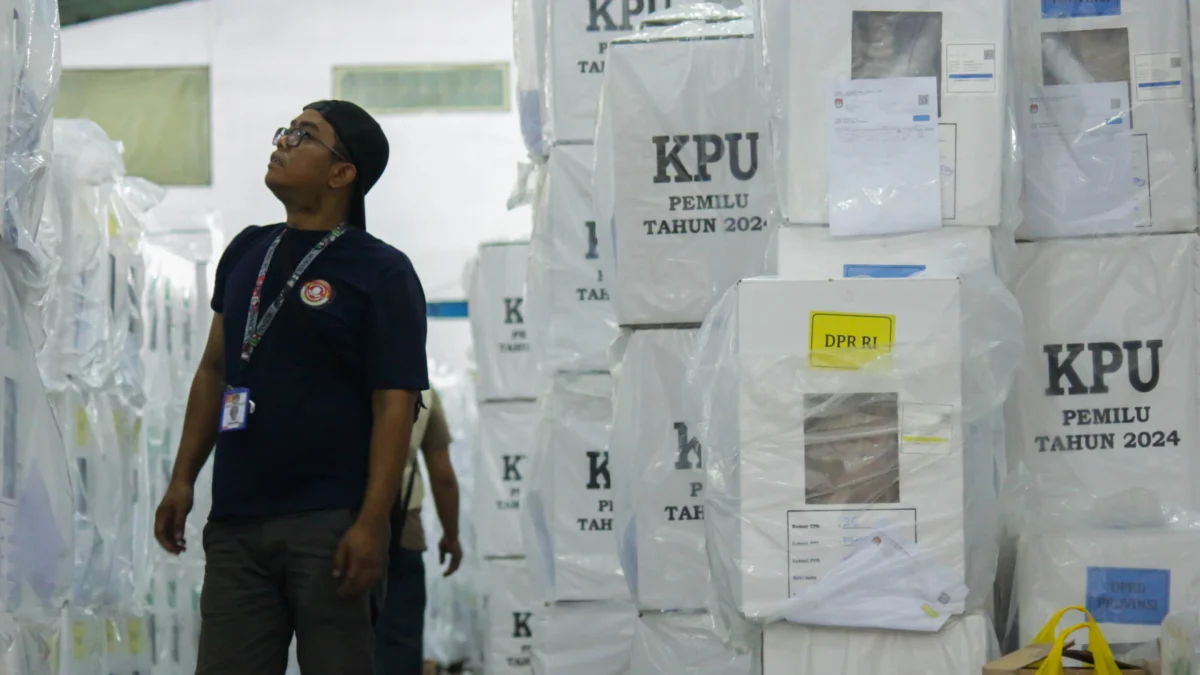 Ilustrasi Gudang KPU Pemilu 2024. (Pandu Muslim/Jabar Ekspres)