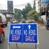 Ist. Sistem ganjil genap di jalur wisata diterpakan pasca lebaran. Foto. Sandi Nugraha.