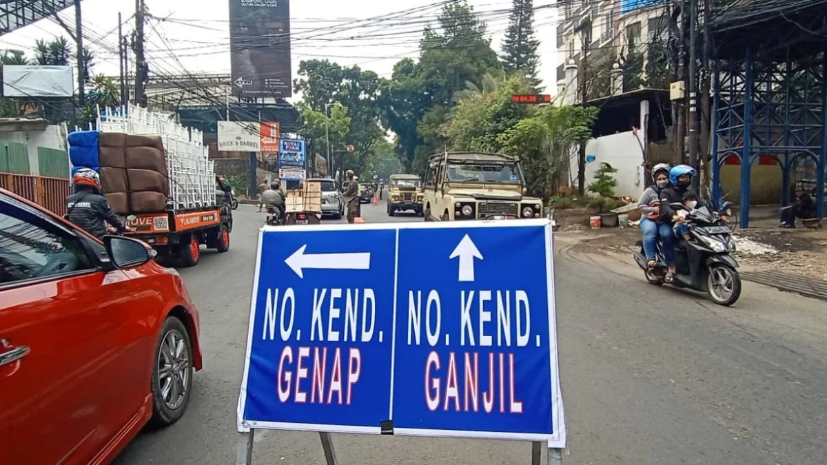 Ist. Sistem ganjil genap di jalur wisata diterpakan pasca lebaran. Foto. Sandi Nugraha.