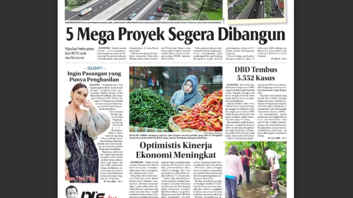Epaper Jabar Ekspres Edisi Jumat, 1 Maret 2024