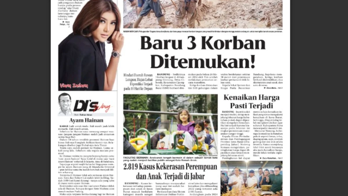 Epaper Jabar Ekspres 27 Maret 2024