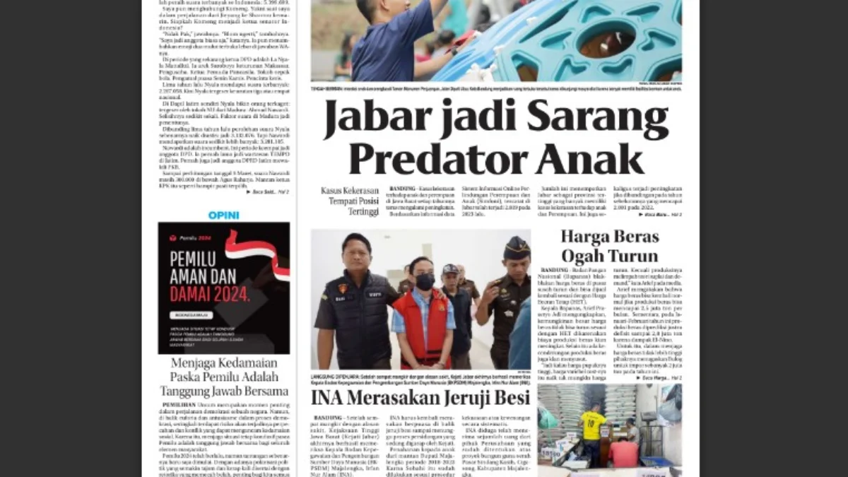 Epaper Jabar Ekspres 28 Maret 2024