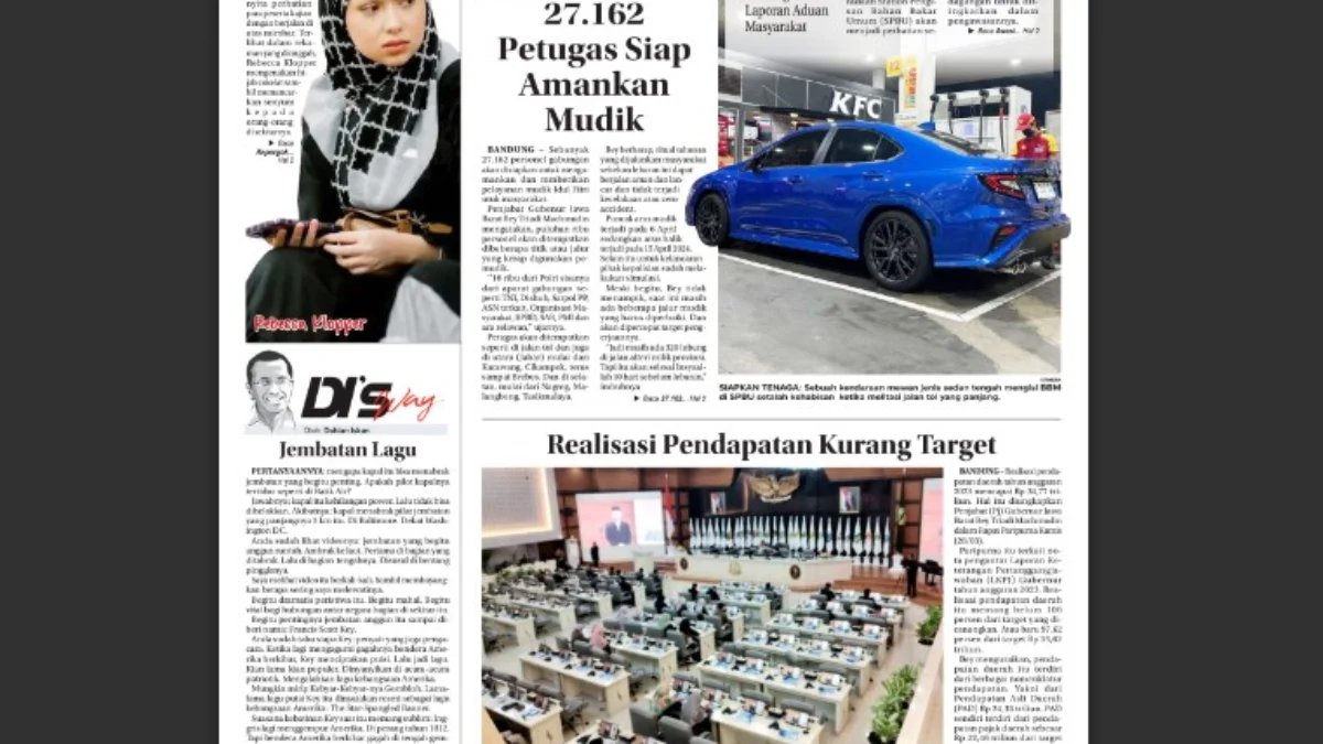 Epaper Jabar Ekspres 30 Maret 2024